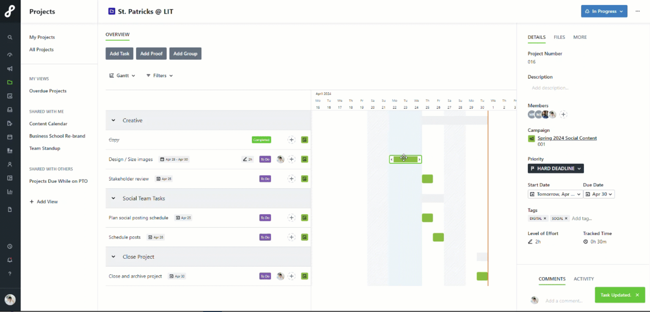 graphic shows how Lytho is best online proofing software for simplified tracking
