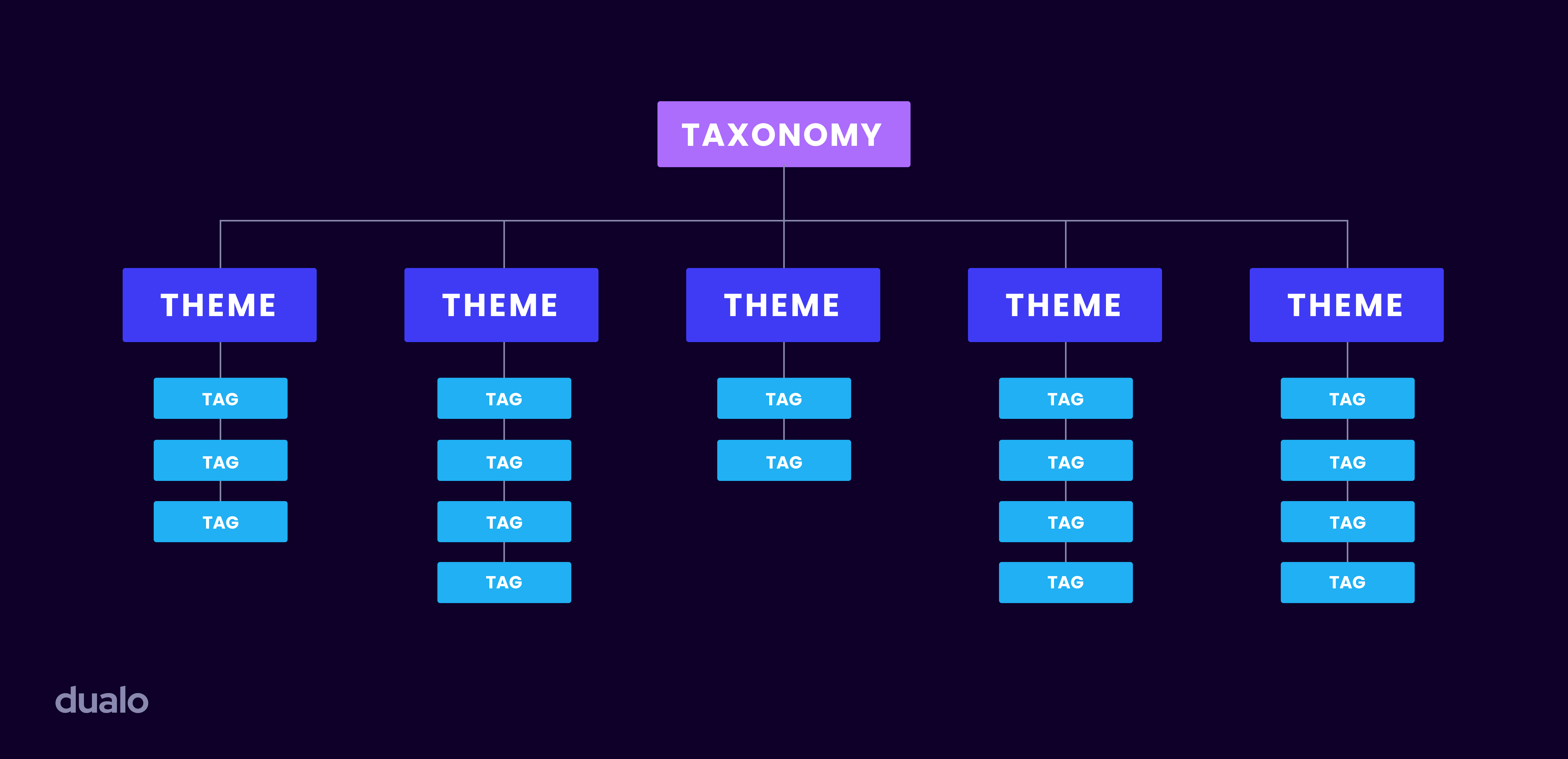 graphic outlines how taxonomies are categorized