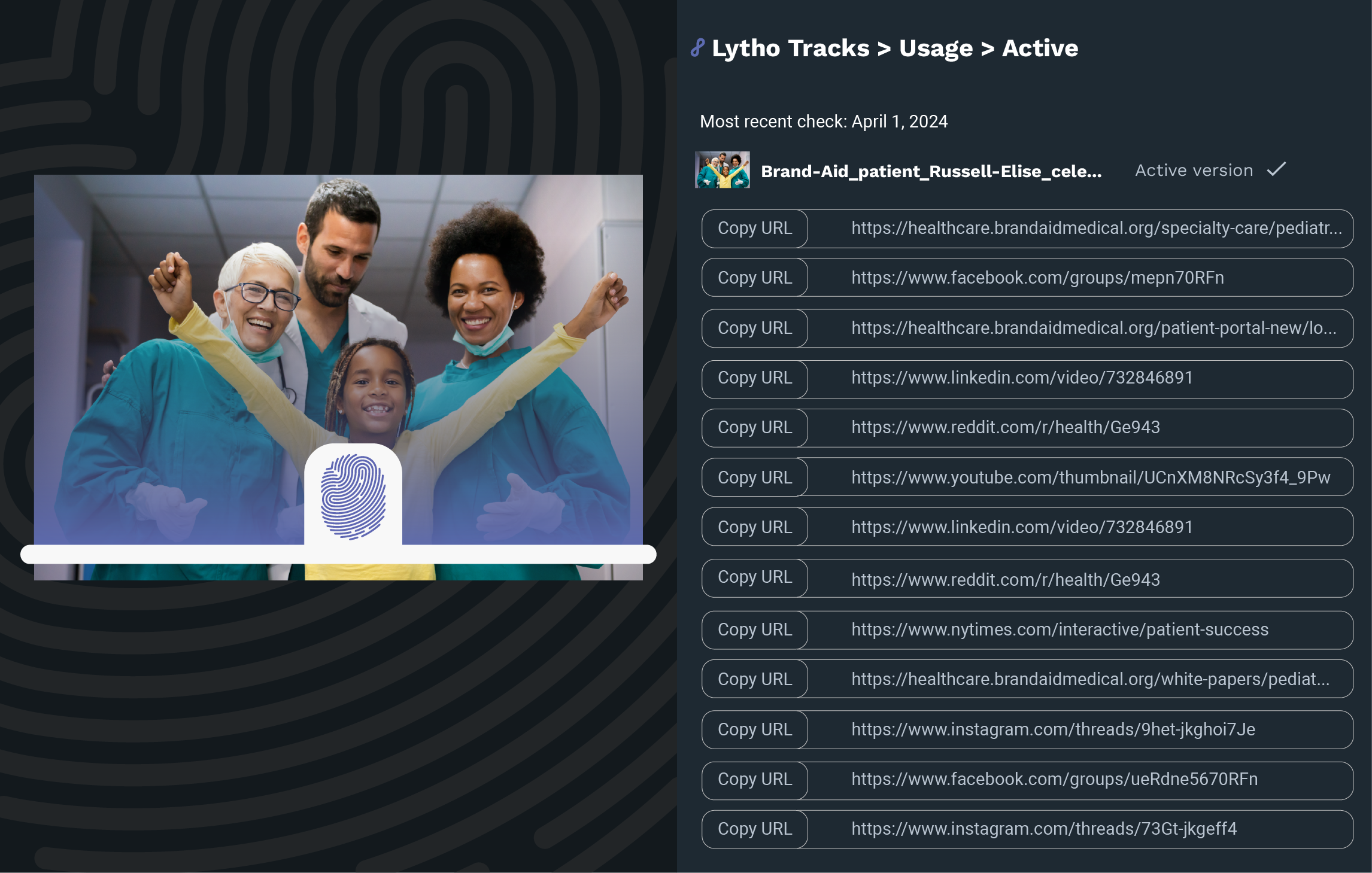Lyt Website Solutions Healthcare Digital Asset Tracking